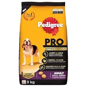 Pedigree PRO Adult (9 Months Onwards) Small Breed Dry Dog Food