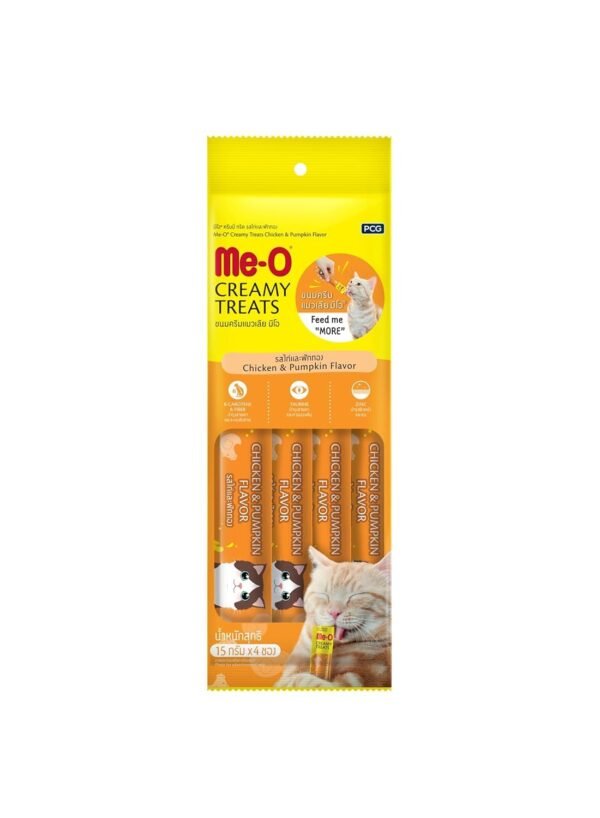 Me-O Creamy Treats Chicken Pumpkin 60g