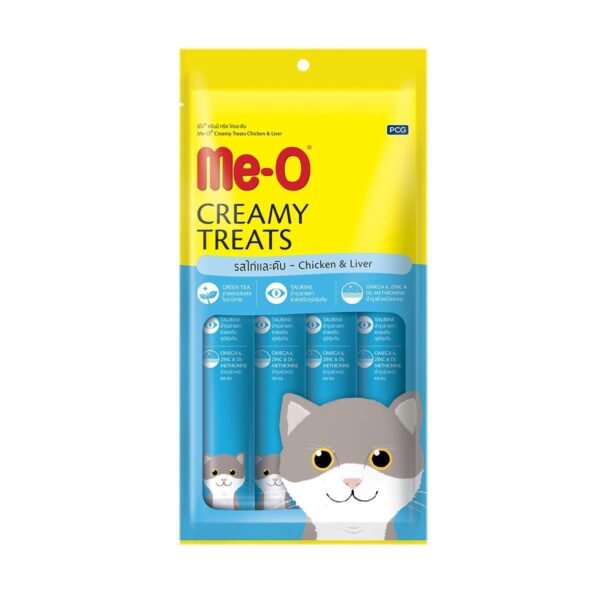 Me-O Adult Creamy Treats Chicken & Liver