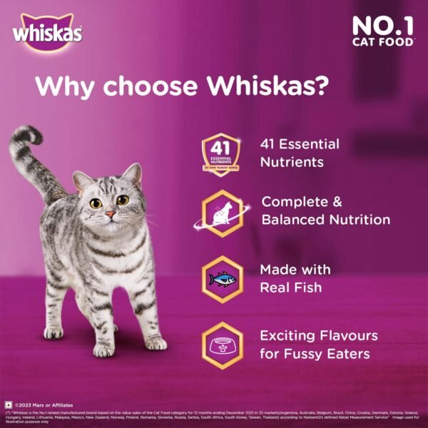 Whiskas Tasty Mix Adult Chicken with Tuna and Carrot in Gravy 70g - Image 2