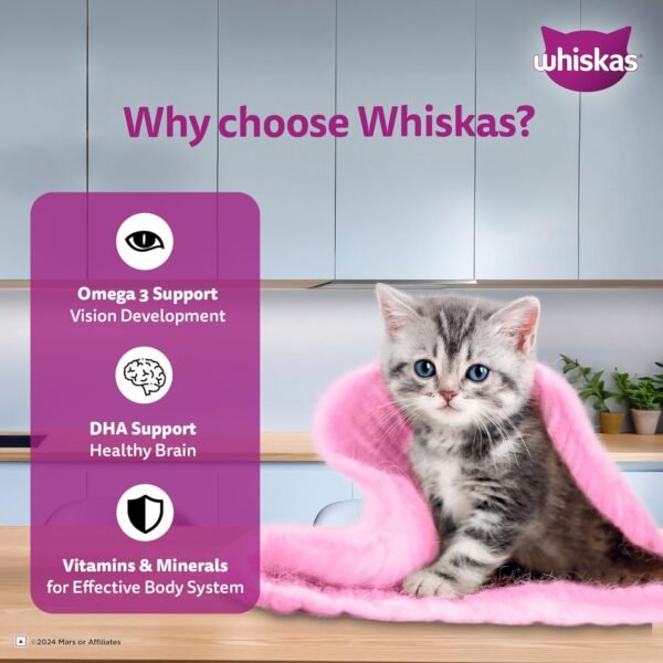 Whiskas Tasty Mix Junior Chicken, Tuna with Sweet Potato in Gravy - Image 4