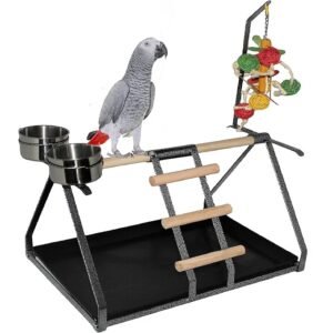 Black mild steel play stand E10