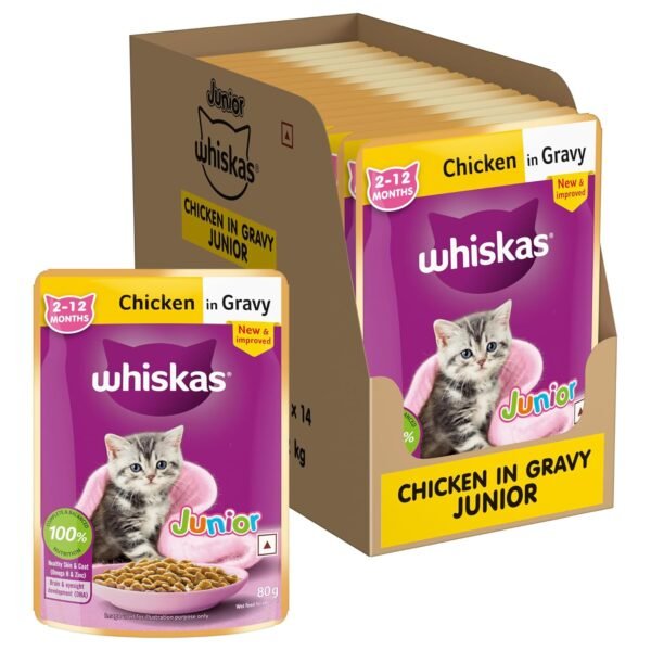 Whiskas Junior Chicken in Gravy